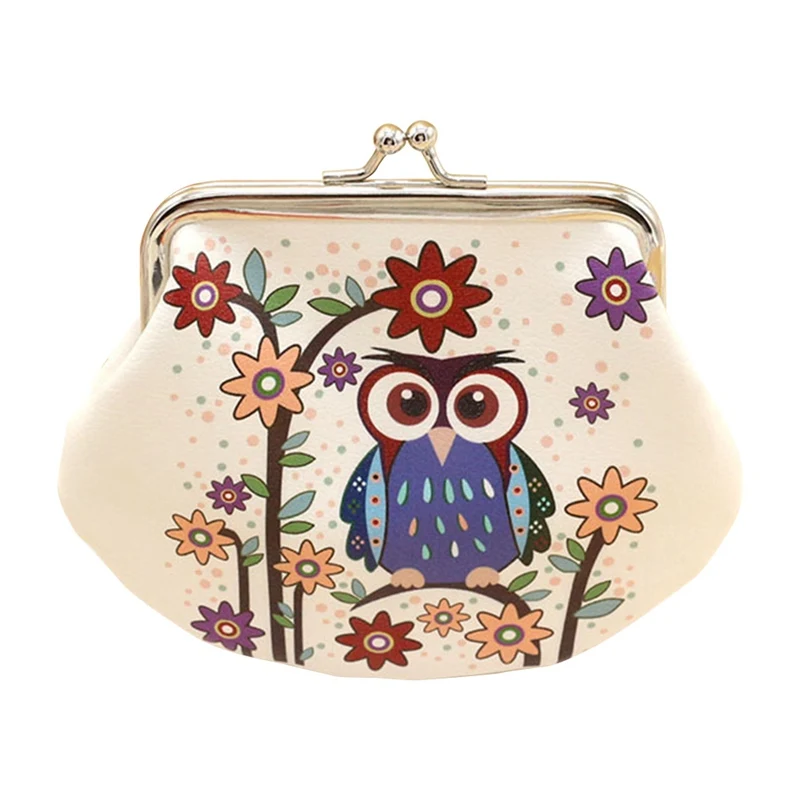 

Most Popular Women Lady Retro Vintage Owl Small Wallet Hasp Purse Clutch Bag PU Leather Coin Purses