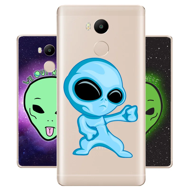 DREAMFOX M374 Alien Мягкий ТПУ силиконовый чехол для Xiaomi Redmi Note 3 4 5 Plus 3S 4A 4X 5A Pro Global |