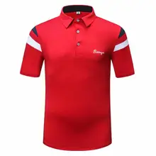 Мужская тенниска с коротким рукавом дышащая быстросохнущая спортивная одежда топы для мужчин анти пот лоскутное лето гольф спортивная рубашка