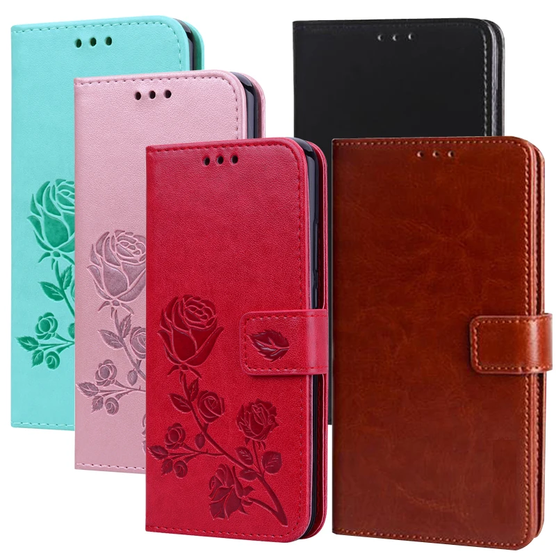 For Samsung Galaxy A8 Plus 2018 6 inch Case Luxury Leather Flip Wallet Back Standart Stand Cover | Мобильные телефоны и