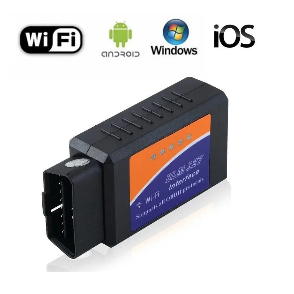 Elm327 V1.5 WI-FI OBD2 PIC18F25K80 чип код ридер ELM 327 OBDII диагностический инструмент
