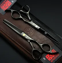 2015 New KASHO Profissional Hairdressing Scissors Hair Cutting Scissors Set Barber Shears High Quality Salon 5.5/6.0inch