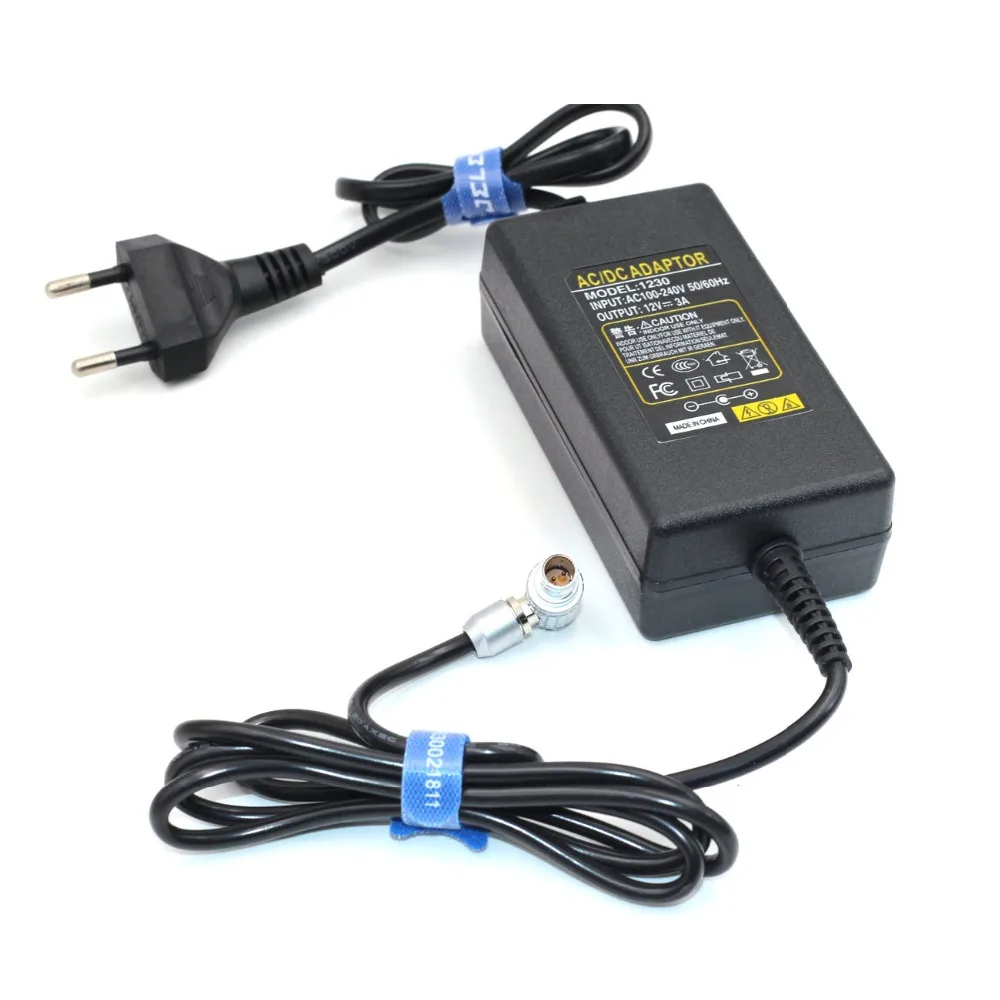 110V Power Adapter Converter Cable LEMO 2pin 12v for Teradek Bolt power cable, Vaxis Wireless image transmission 2pin power
