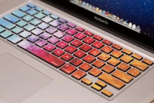 Free shipping Removable Diy colorful bright disign waterproof and dustproof keyboard stickers for computer notebook air