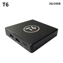 T6 Android 6.0 Amlogic S905X TV Box Quad Core 64Bit 2GB 16GB H.265 UHD 4K VP9 3D Mini PC WiFi AirPlay Miracast DLNA SZ