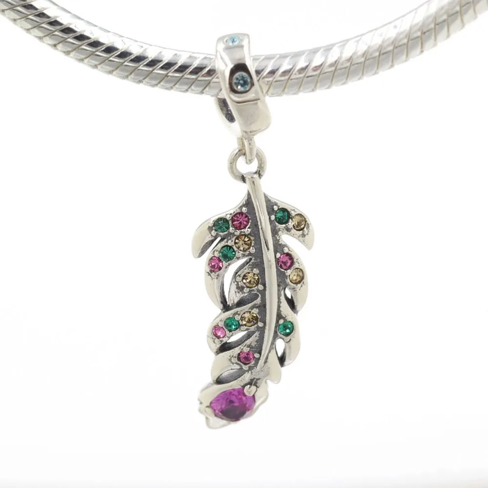 feather charms (4)