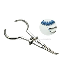 Tooth ring tooth dental placing forceps ring is arranged for rubber ring placed orthodontic pliers tool clamp forceps orthodonti