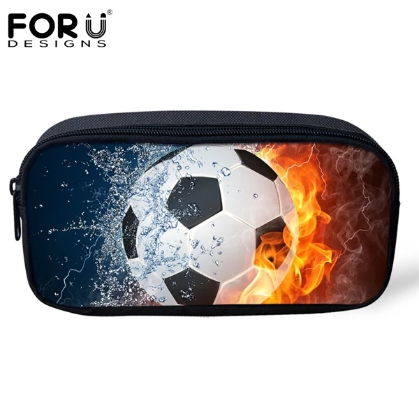 FORUDESIGNS/детей школьные ранцы для мальчиков 3D Льда и Огня Soccerly/Ножной Мяч Узор ортопедический Рюкзак Детские книжные сумки 3 шт./компл - Цвет: 6762K