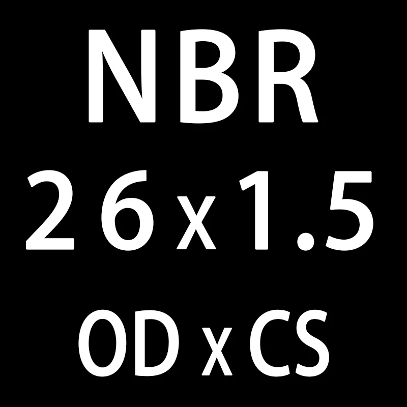 20 шт./лот резиновым кольцом NBR уплотнения Уплотнительные кольца 1,5 мм Толщина OD21/22/23/24/25/26/27/28/29/30 мм уплотнительное кольцо шайба - Цвет: OD26mm