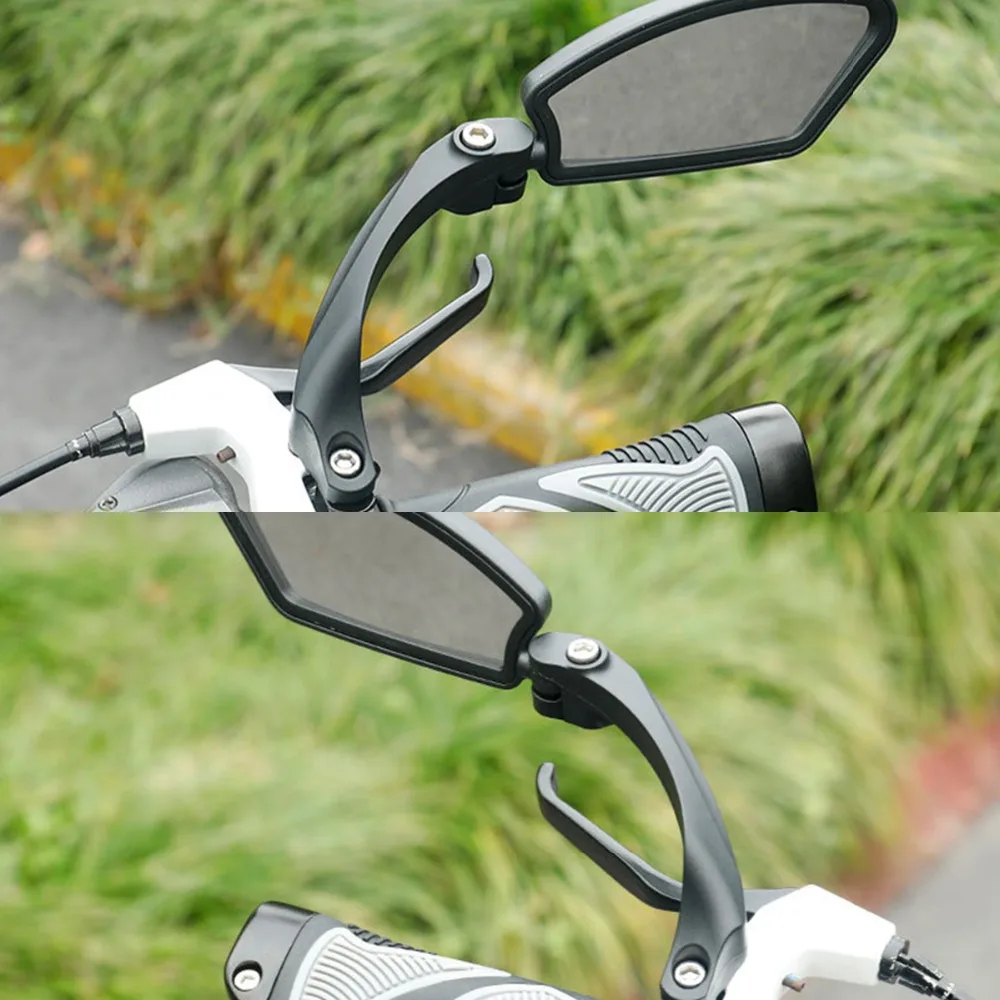 1 шт. руль велосипеда зеркала заднего вида для руля заднего вида MTB велосипеда Силиконовая ручка зеркало заднего вида электрический мотоцикл