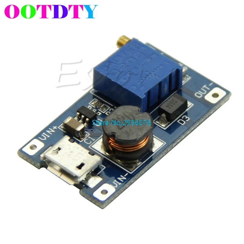 

DC-DC 2A Booster Board Step-up Module Input 2/24V to 5/9/12/28V Replace XL6009 MY2_30