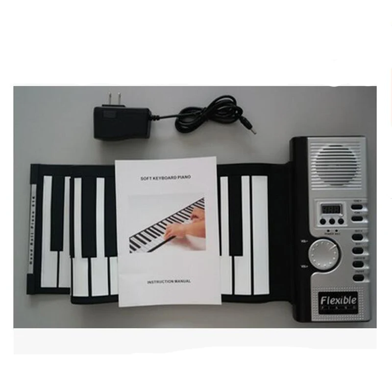 Portable Key доска Piano для детей От 4 до 14 лет 61 складной wth usb электроники Рог Multi-Функция