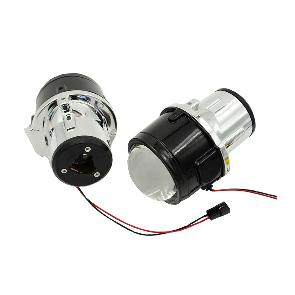 2 шт. 2,5 дюймов противотуманный светильник объектив для Toyota/Citroen/LEXUS полностью металлические линзы проектора bi xenon Авто H11 противотуманный светильник hid модификация