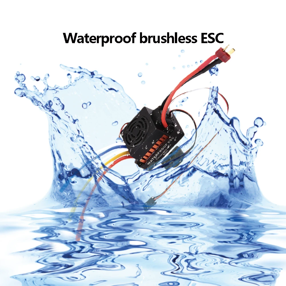 

1:10 Car BL3650 3900KV Brushless Motor 60A Waterproof Brushless ESC + Program Card Combination Details For 1/10 RC Car
