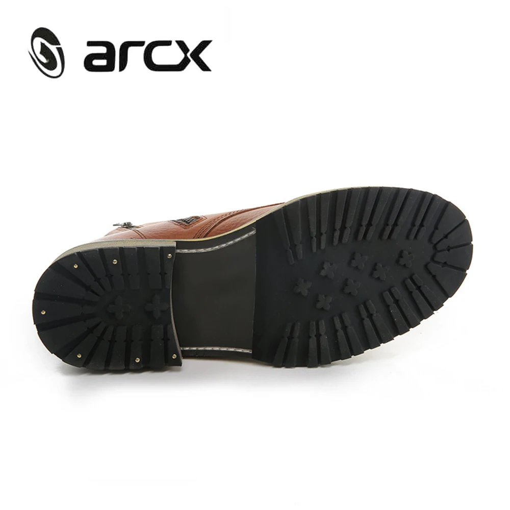 ARCX/кожаные мотоциклетные рыцарские Полусапоги Мужские дорожные сапоги