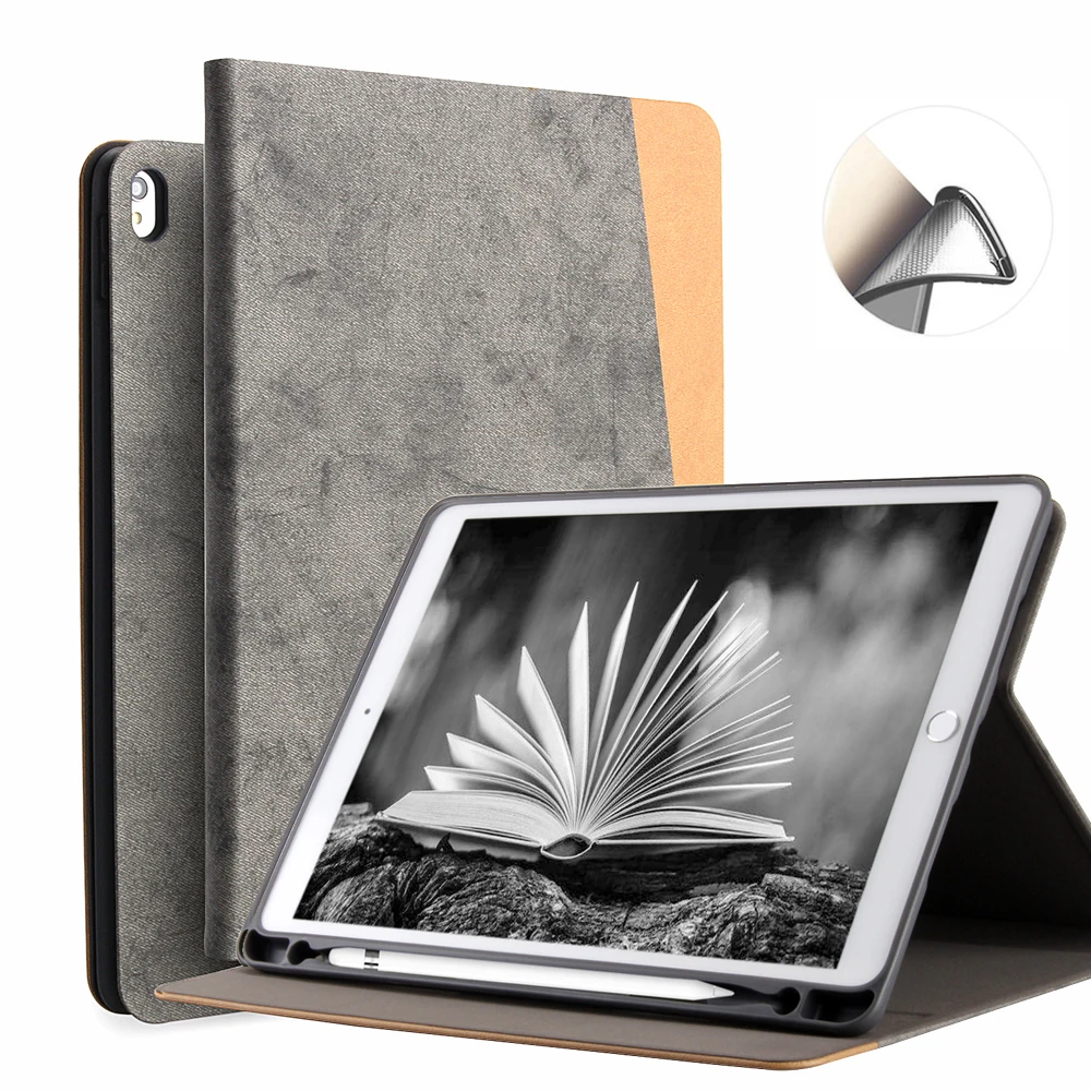 For iPad Pro 10.5 Case PU Leather Slim Smart Cover With Auto Sleep/Wake