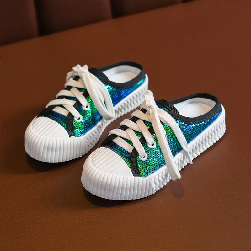 

Children's Shoes Boys and Girls Kids Lace Up Shoes Low-top Flat with Canvas Shoes 2019 Spring and Autumn Breathable Shoes