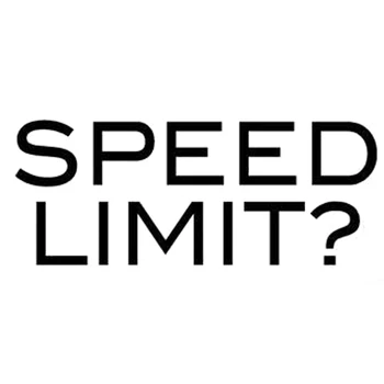 

14.4cm*5.7cm Speed Limit Car-Styling Car Sticker Decor Decal Vinyl S4-0809