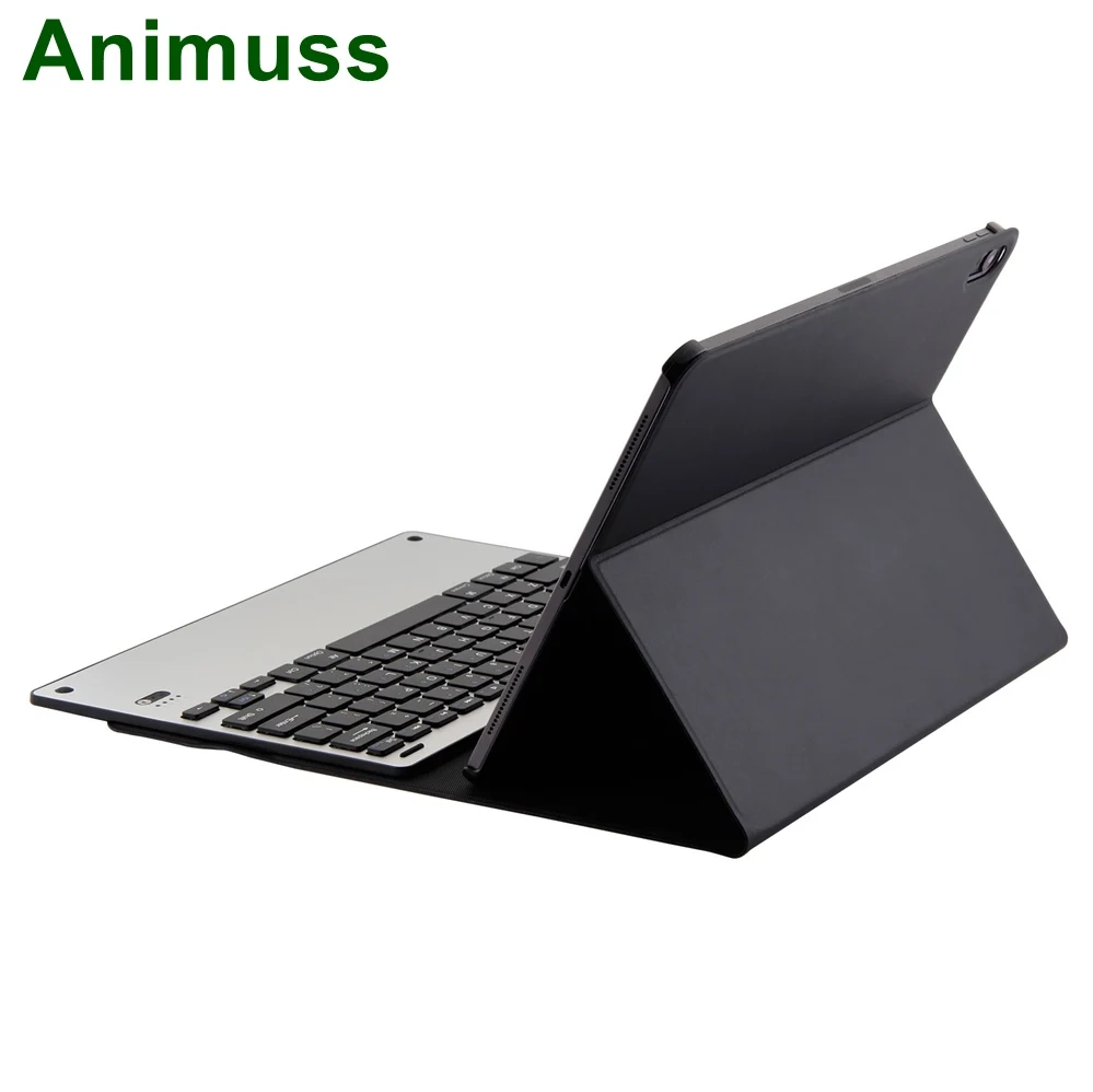 

Animuss Keyboard Case For iPad Pro 12.9 2018 Case Bluetooth Keyboard Aluminum Case Cover With Keyboard Protective Shell Skin