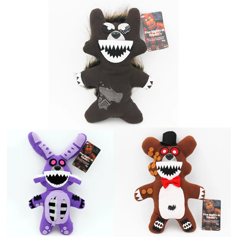 FNAF мягкие игрушки Five Nights at Freddy's Twisted Freddy Bonnie Wolf Мягкая кукла 30 см