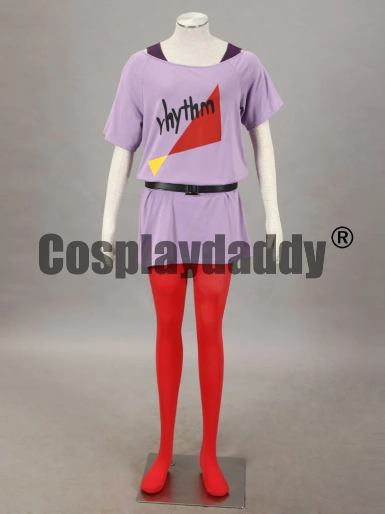 

K-ON Vocalist of the Band Ho-kago Tea Time Mio Akiyama Listen!! Attire Rhythm Ver. Outfit Cosplay Costume F006