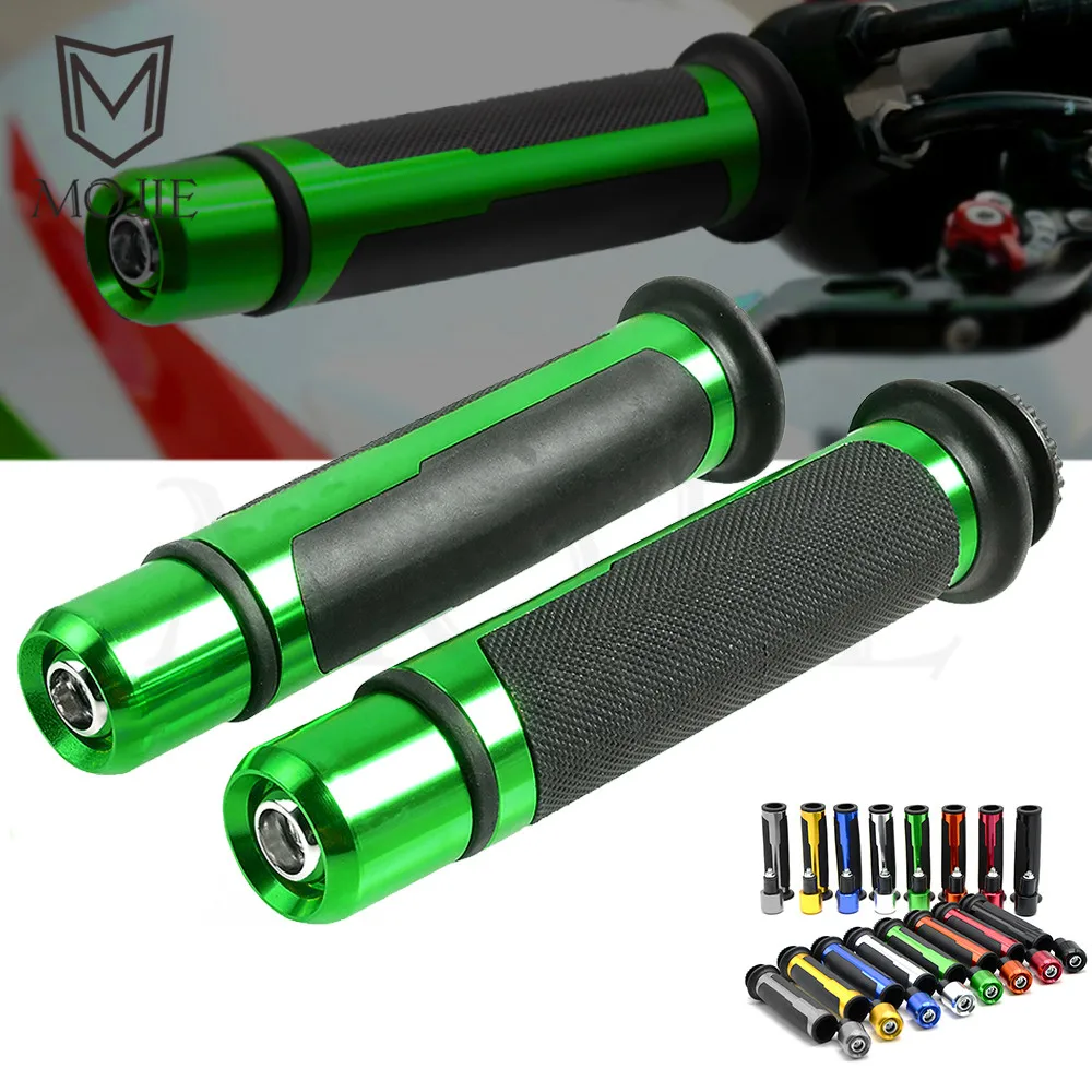 

Universal Motorcycle Handlebar Hand Handle Grips Hand Bar Ends For Kawasaki ZX-14R ZX-10R ZX6R ZX12R Z750 Z1000 Z900 Z800 Z900RS