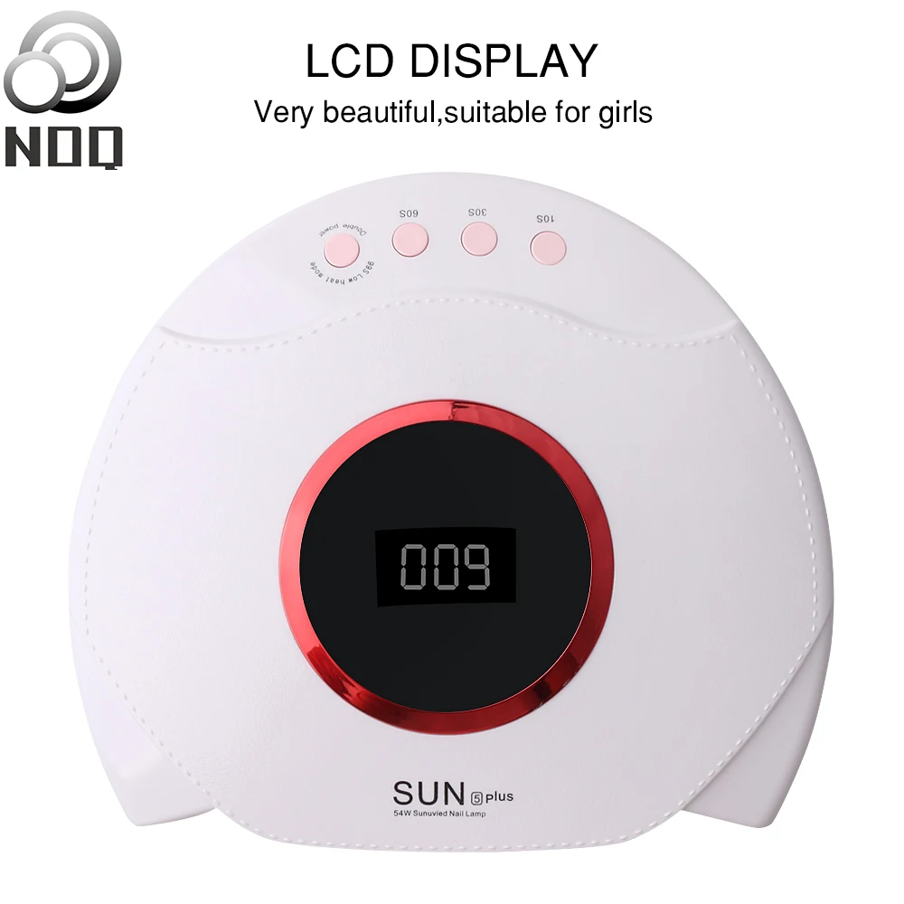 NOQ Max54W SUN5 Plus Светодиодный УФ светильник для ногтей сушилка 27 s маникюра сушка гель