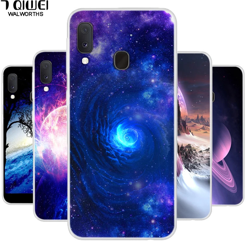 

For Samsung A20e Case Silicone Cover Soft TPU Fashion Space Back Cover For Samsung Galaxy A20e Case Slim Cool Coque A20 e Para