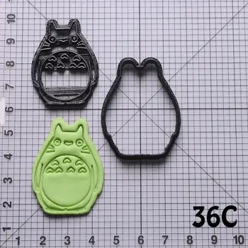 

Cute Cartoon Totoro Design Cookie Cutter Set Custom Made 3D Printed Biscuit Mould Fondant Cupcake Tools Cake Baking Mould