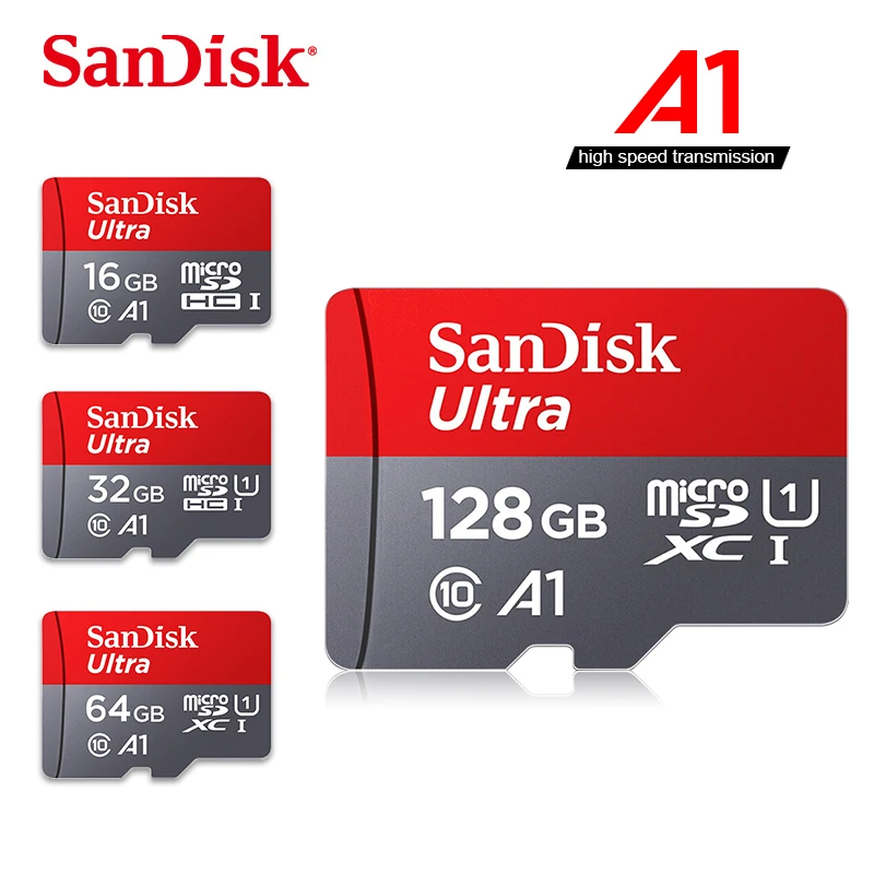 sandisk микро SD карты Class10 TF card16gb 32 Гб 64 Гб 128 ГБ 80 МБ/с. слот для карт памяти для samrtphone и настольный ПК