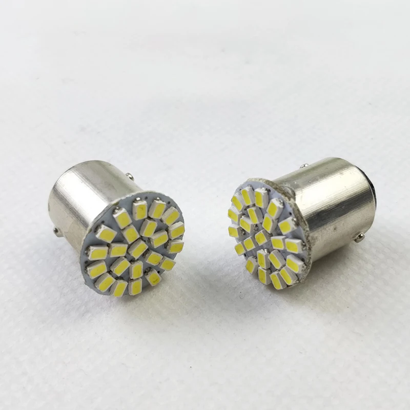 Горячая Распродажа 12V 1156 1157 22SMD P21W BA15S BA15D светодиодный автомобильная лампа авто
