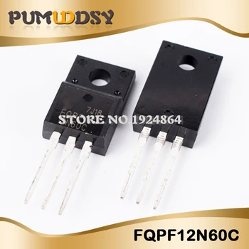 

50pcs FQPF12N60C 12N60 MOSFET TO-220F Transistor IC
