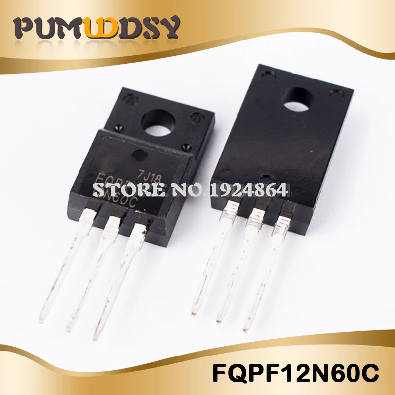 5pcs 10pcs FQPF12N60C TO-220 FSC New And Genuine Transistor