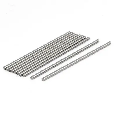3.5mm Dia 100mm Length HSS Round Shaft Rod Bar Lathe Tools Gray 10pcs | Инструменты