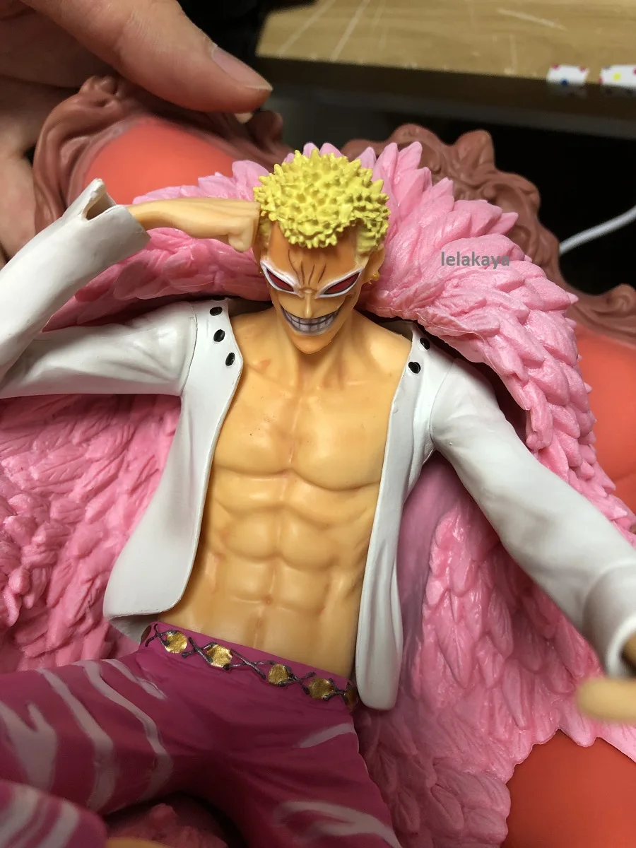 1 шт. японского аниме one piece GK Donquixote Doflamingo сидячая статуя Ver. 1/7 Масштаб ПВХ фигурка модель игрушки кукла