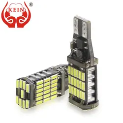 KEIN 2 шт. W16W T15 светодио дный 921 912 45SMD 4014 Canbus ОШИБОК светодио дный обратный свет лампы индикатора авто автомобиль сигнал лампочки 12 В