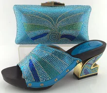 Afrikanische Schuhe Mit Taschen Zusammenpassende Hochwertigen Italienischen Schuh Mit Passender Tasche Für Party Hohe Qualität Frau Schuhe ME3325