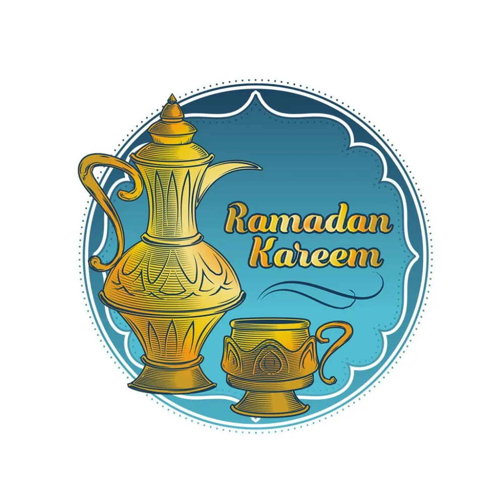 

Wall Stickers Bedroom PVC Wall Stickers For Baby Rooms Muslim Islam Ramadan Festival Elemental Culture K417