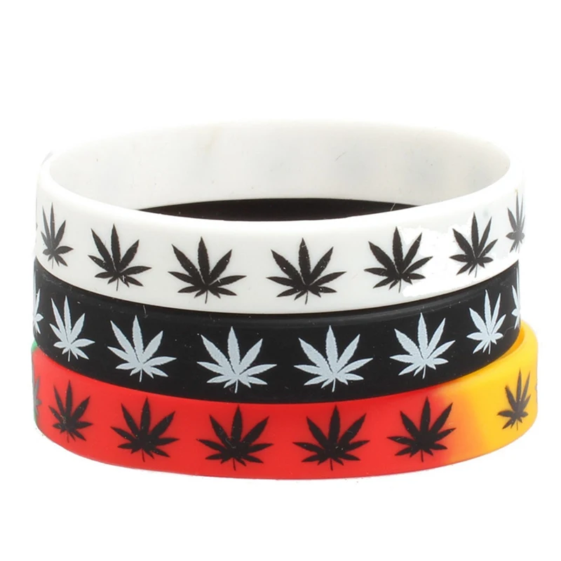 

New Personality Silicone Black White Color Bracelet