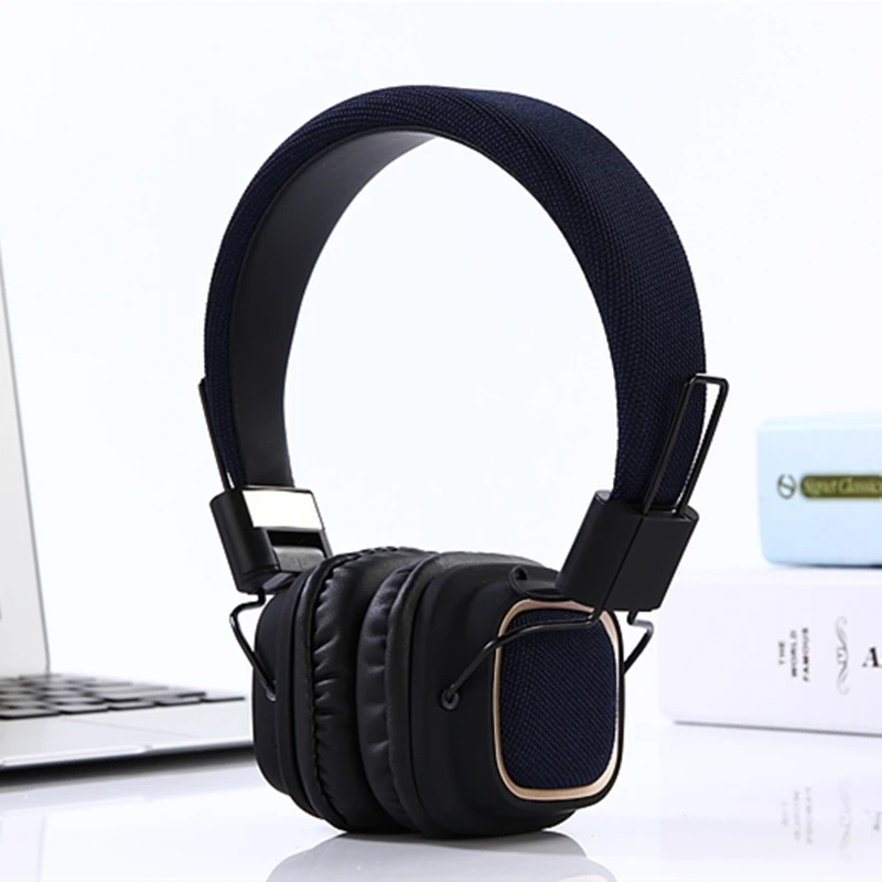 Складная Беспроводная Bluetooth гарнитура 2019 с микрофоном и высоким
