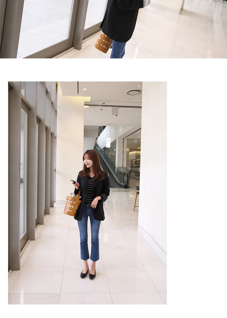 Блейзеры женские однобортные с карманами, одноцветные, простые, подходят ко всему, Тонкий Блейзер для женщин, элегантный, корейский стиль, трендовые, для офиса, для девушек, на каждый день