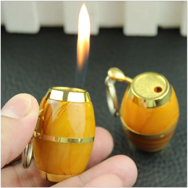 

Creative Fire Refillable Cigarette Lighter Butane Gas Miniature Model Ornaments Unique Toy Lighter Home Decoration For Gift
