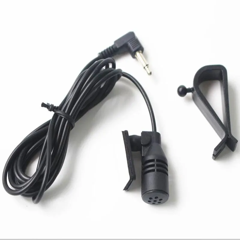 

Linhuipad Car Radio 3.5MM Mono External Microphone Mic for Bluetooth GPS DVD Stereo Receiver 100pcs/lot