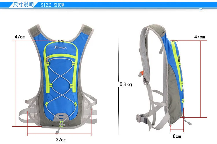 Clearance 2In 1 Cycling Backpack Water Bag Waterproof Shoulder Backpack Ultralight Sport Riding MTB Hydration Backpack Running Bicycle Bag 92