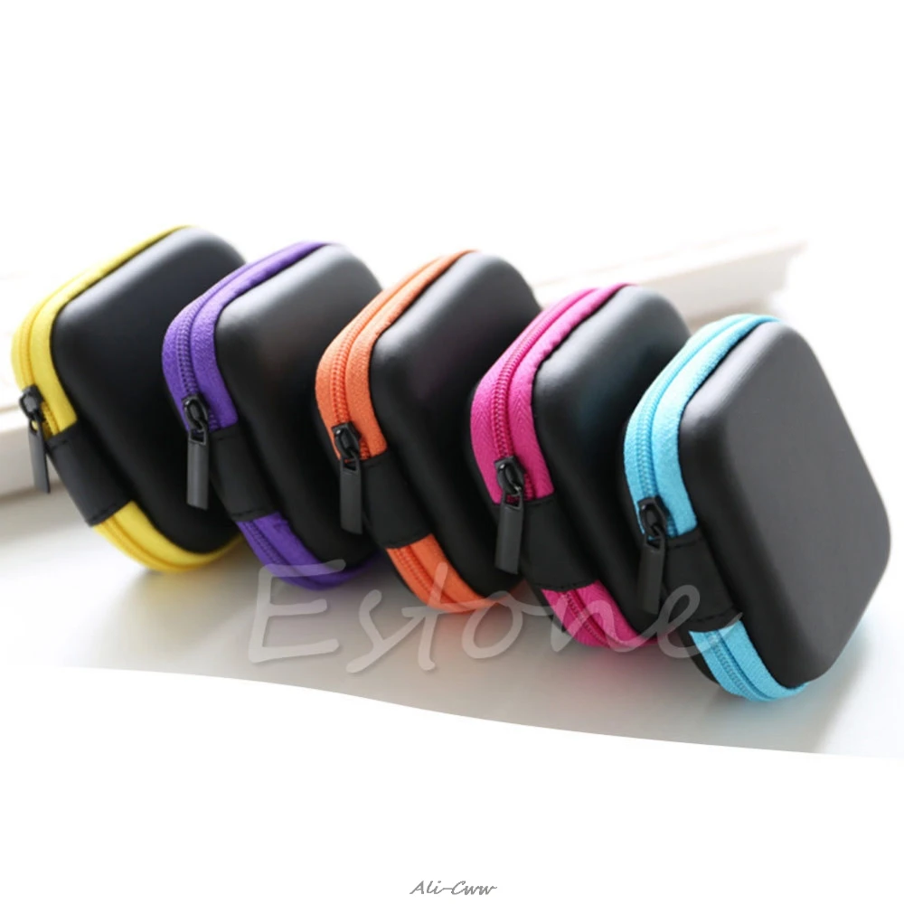 

Portable Mini Storage Pouch Bag Headphone Earphone Headset Earphone Bag Case Hot
