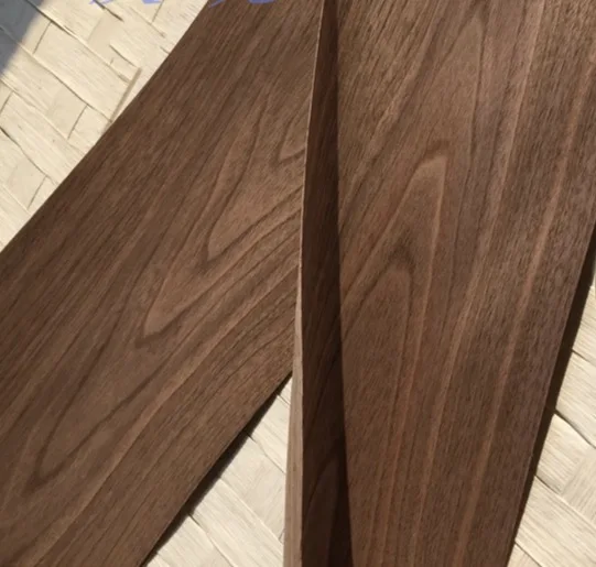 

2Pieces 2.5Metes Width:18cm Thickness:0.5mm Solid Wood Veneer Loudspeaker Kin