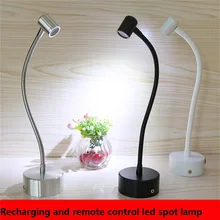 1 Вт/3 Вт подзарядка дистанционного точечного света, 10-50 см гибкая трубка, Витринный Шкаф пульт дистанционного управления беспроводной светодиодный дисплей батареи