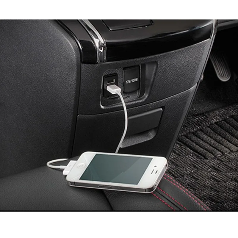 Автомобильный интерфейс двойной USB разъем для автомобильного зарядного
