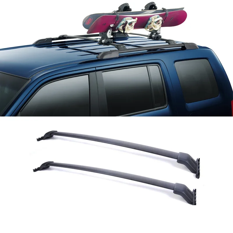 2PCS Car Accessories Car Roof Rack Cross Bars With Mounting Brackets