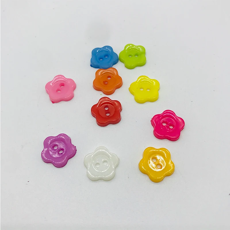 

XinDong Plastic Acryl Sewing Button Scrapbooking DIY Decoration Flower Mixed Two Holes 11.5mm 30 PCs 2019 new